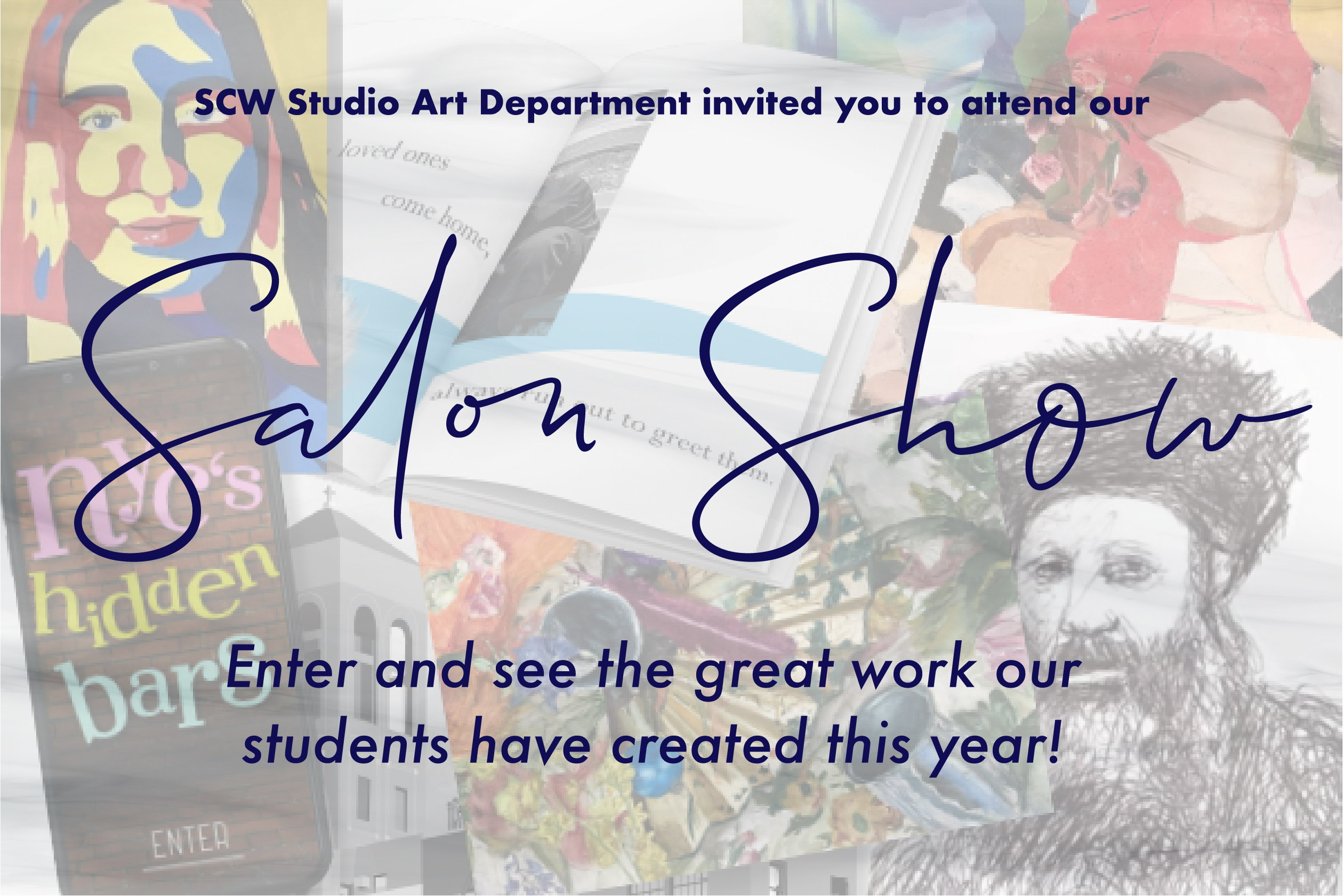 Découvrez les magnifiques œuvres créées cette année par nos étudiants